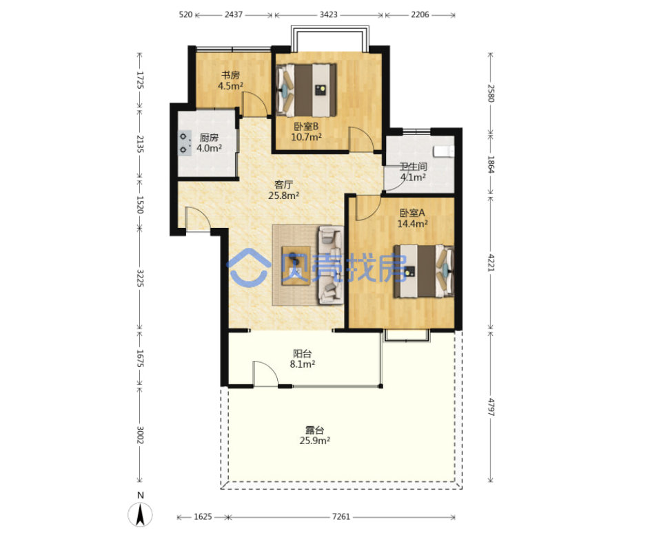 恭喜吳叔42萬拍下四方錦城92平法拍房一套，附贈40平大露臺，撿漏超過五十萬，恭喜恭喜。